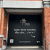 Nouvelle visibilit&eacute; pour l&rsquo;Institut du Poids de Namur avec ce caisson lumineux de 3x2,5 m sous le porche, pr&egrave;s de l&rsquo;entr&eacute;e.

R&eacute;sultat : une signal&eacute;tique &eacute;l&eacute;gante, claire et visible, de jour comme de nuit 🌙 - Impression