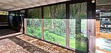 Au sanctuaire Fr&egrave;re Mutien &agrave; Malonne, nous avons habill&eacute; 3 vitres successives avec des vinyles effet sabl&eacute; imprim&eacute;s, laissant passer l&eacute;g&egrave;rement la lumi&egrave;re &agrave; l'int&eacute;rieur. - Vitrophanie