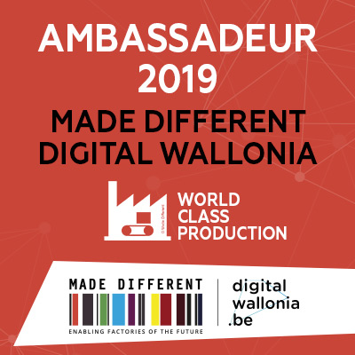 Schmitz, Ambassadeur 2019 Made Different Digital Wallonia