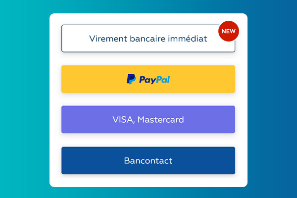 Paiement par virement pour vos commandes e-store SCHMITZ