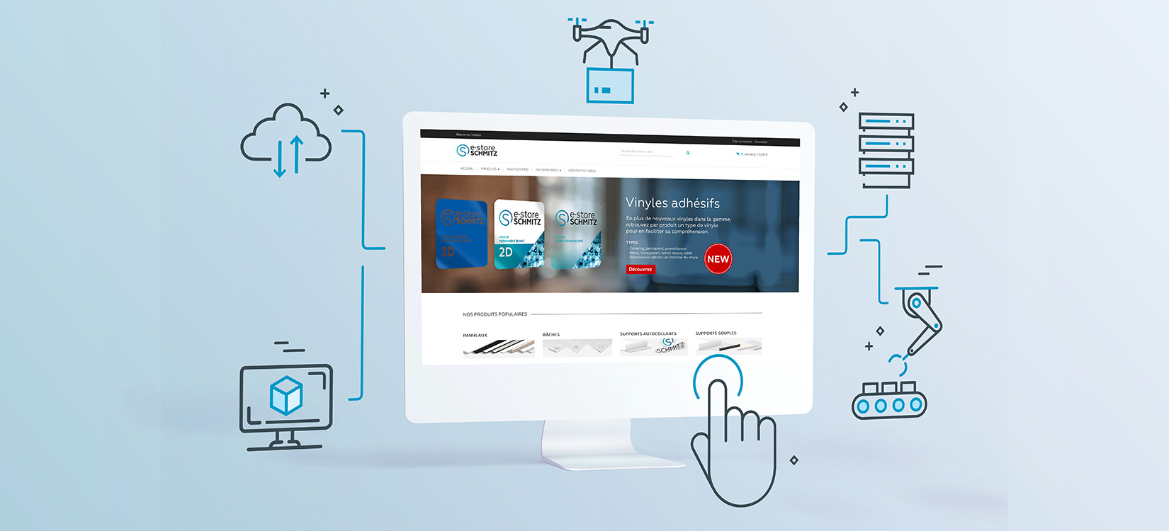 e-store SCHMITZ, outil d'impression en ligne