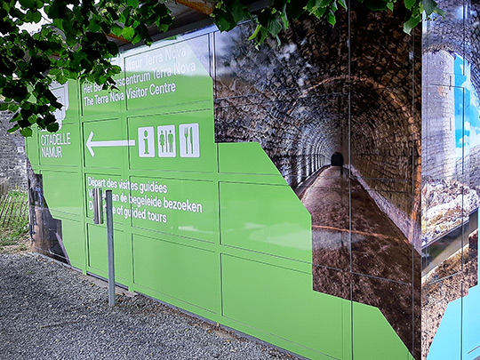 Du lettrage sur containeur pour une visibilité renforcée