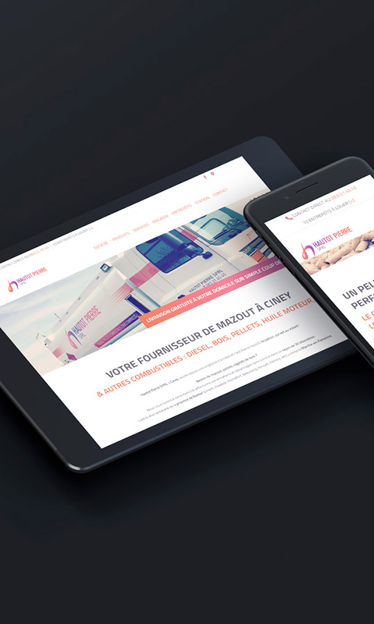 Site vitrine Responsive Hautot Pierre