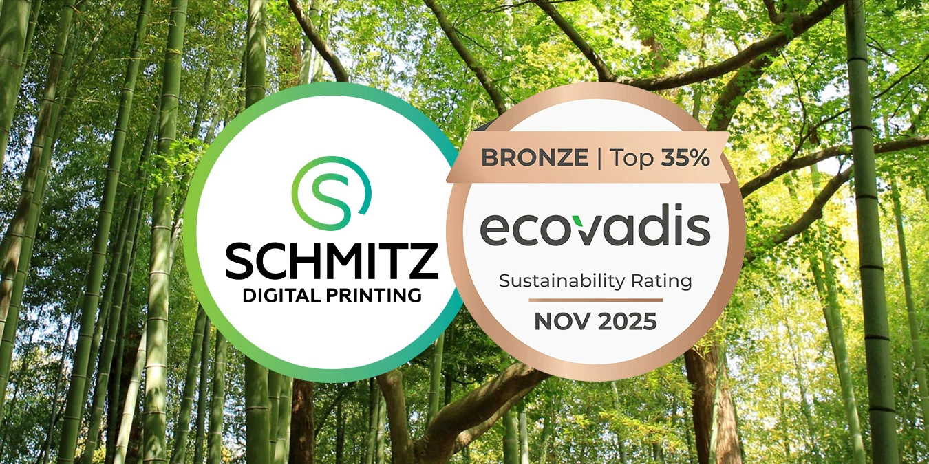 SCHMITZ Digital Printing est EcoVadis Bronze (Nov. 2025)